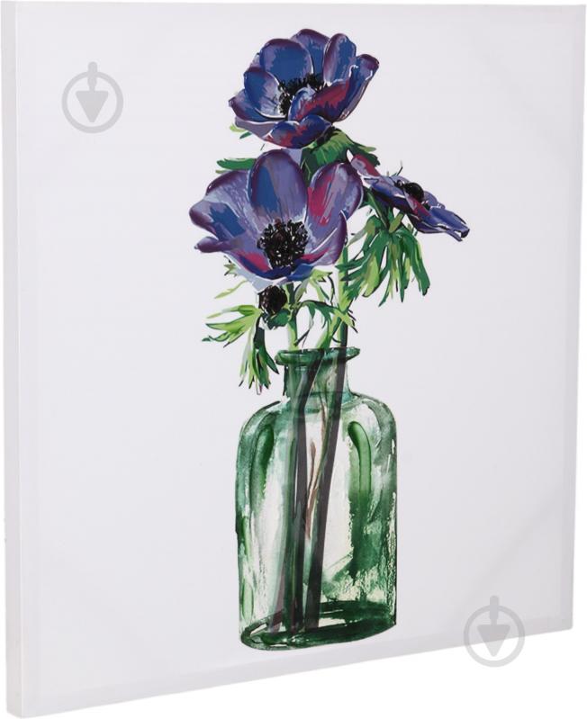 Картина Jar Flower purply 60x60 см - фото 3 Картина Jar Flower purply 60x60 см - фото 3