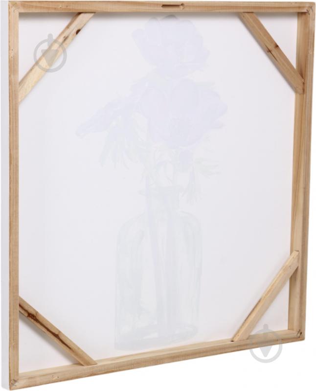 Картина Jar Flower purply 60x60 см - фото 5 Картина Jar Flower purply 60x60 см - фото 5