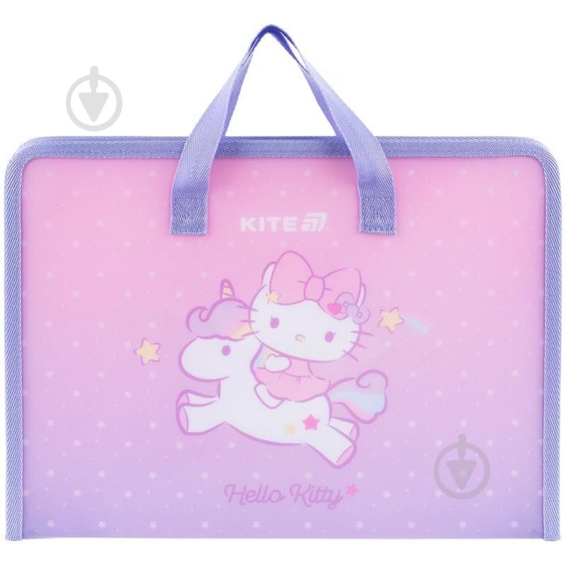 Папка-портфель на молнии A4 Hello Kitty KITE - фото 1