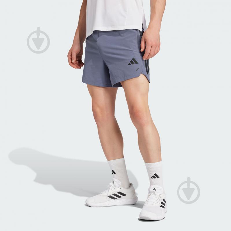 Шорти Adidas POWER 3S SHORT JE8236 р. 2XL сірий - фото 1 Шорти Adidas POWER 3S SHORT JE8236 р. 2XL сірий - фото 1