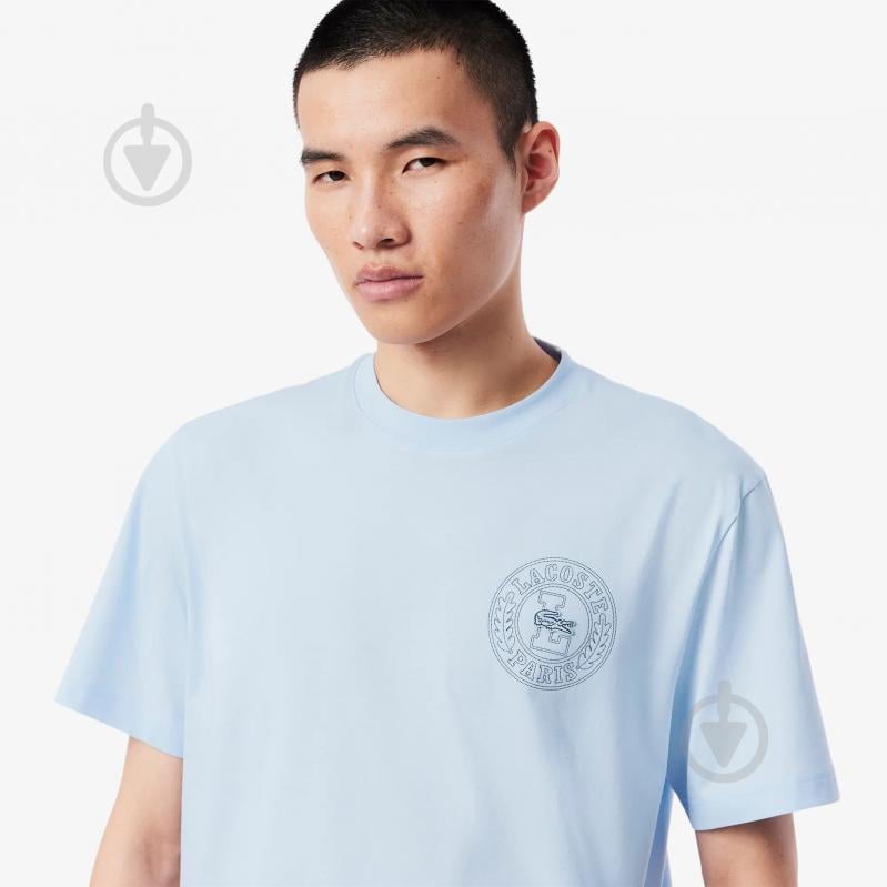 Футболка Lacoste TH0125T01 р.3 блакитний - фото 3 Футболка Lacoste TH0125T01 р.3 блакитний - фото 3