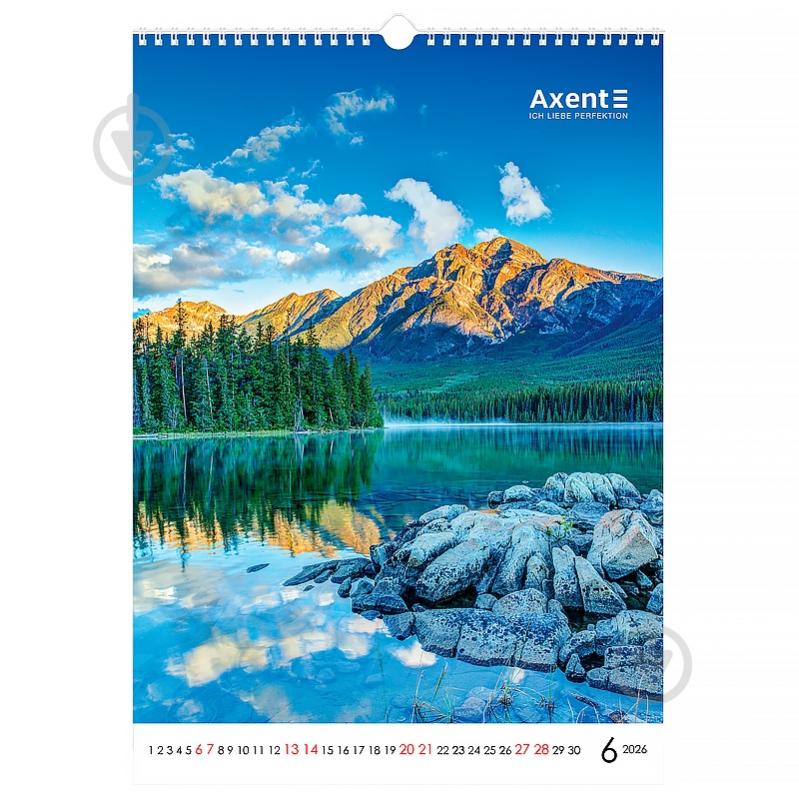 Календарь настенный Axent А3 Landscapes 2026 - фото 5 Календарь настенный Axent А3 Landscapes 2026 - фото 5