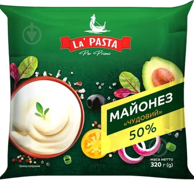Майонез La Pasta per primi Великолепный 320 г - фото 1 Майонез La Pasta per primi Великолепный 320 г - фото 1