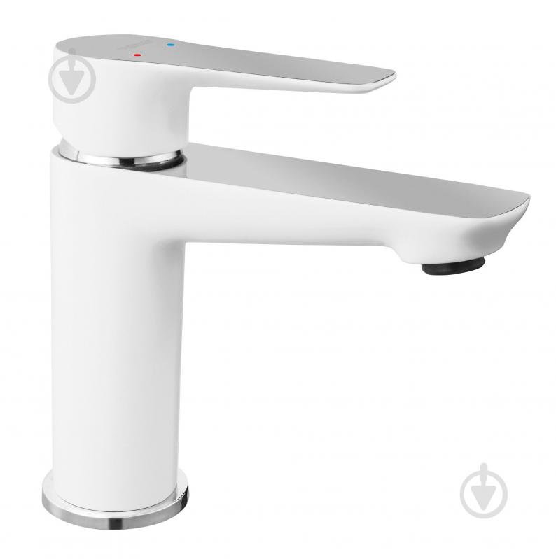 Смеситель для умывальника Ferro Adore White/Chrome BDR2 - фото 1