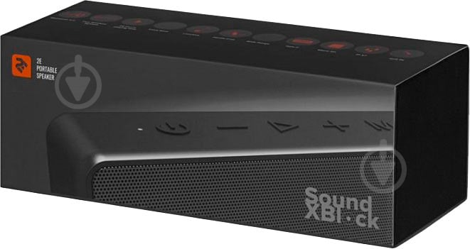 Акустична система 2E SoundXBlock TWS MP3 Wireless Waterproof 2.0 black (2E-BSSXBWBK) - фото 4