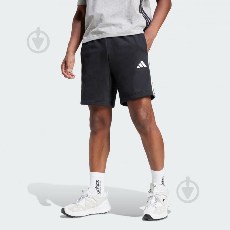 Шорти Adidas M 3S FT SHO JE6414 р. 2XL чорний - фото 1