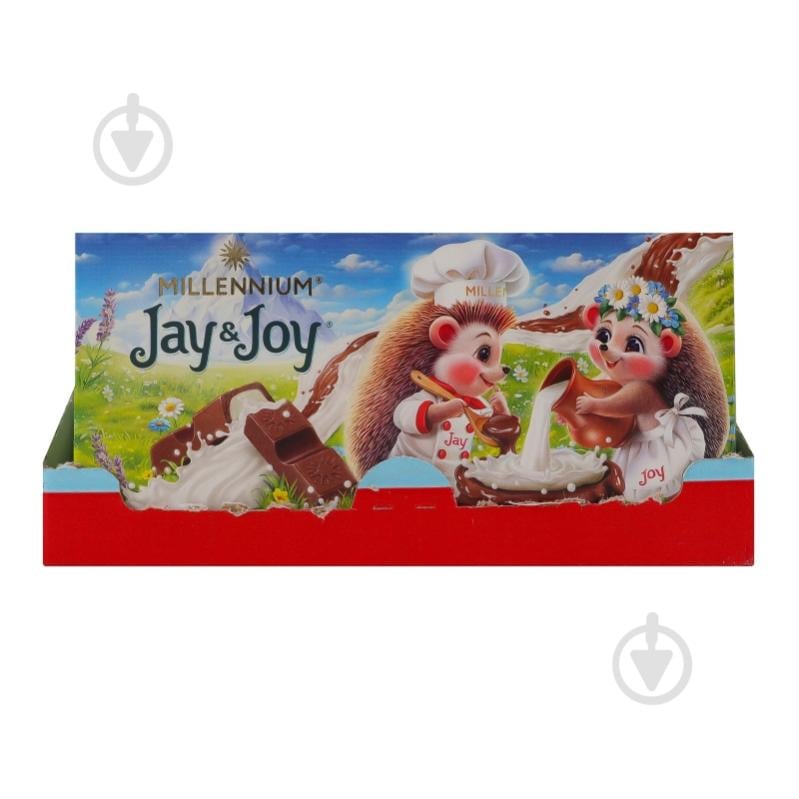 Молочный шоколад Jay&Joy с молочной начинкой 100 г - фото 10