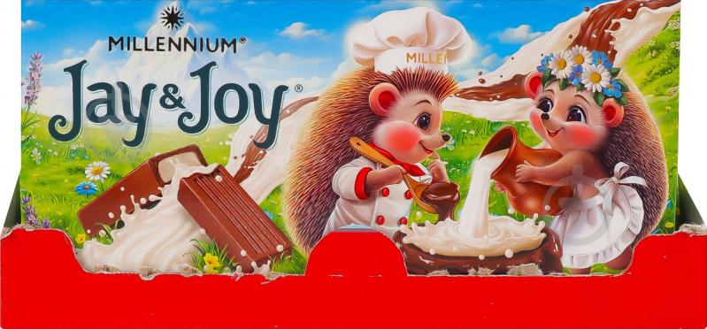 Молочный шоколад Jay&Joy с молочной начинкой 100 г - фото 13