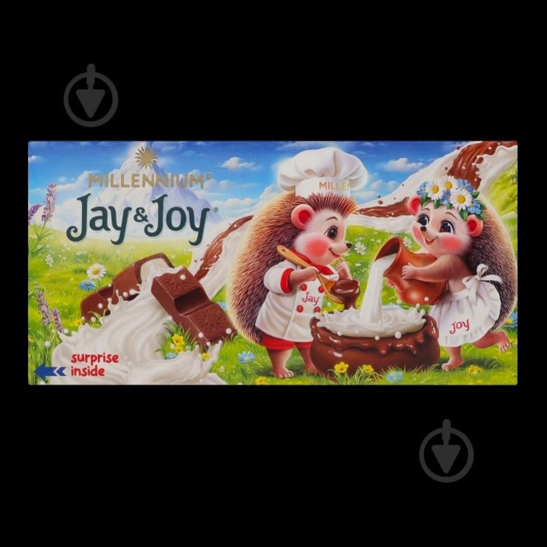 Молочный шоколад Jay&Joy с молочной начинкой 100 г - фото 6