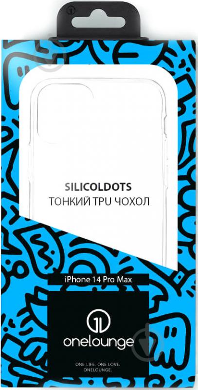 Прозорий TPU чохол oneLounge SilicolDots для iPhone 14 Pro Max - фото 6