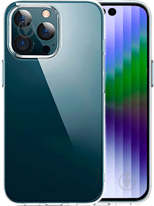 Прозорий TPU чохол oneLounge SilicolDots для iPhone 14 Pro Max - фото 1