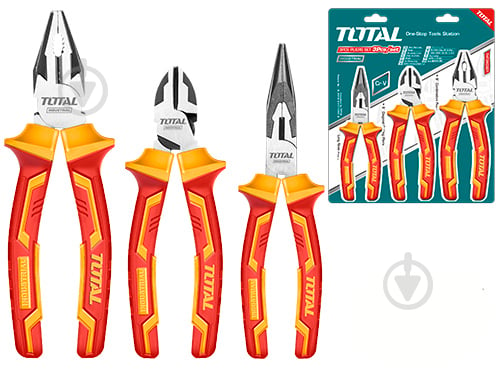 Набір інструментів Total електрика 1000V 3 шт. THT2K0302 - фото 1