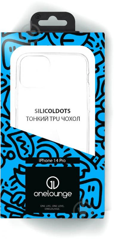 Прозорий TPU чохол oneLounge SilicolDots для iPhone 14 Pro - фото 6