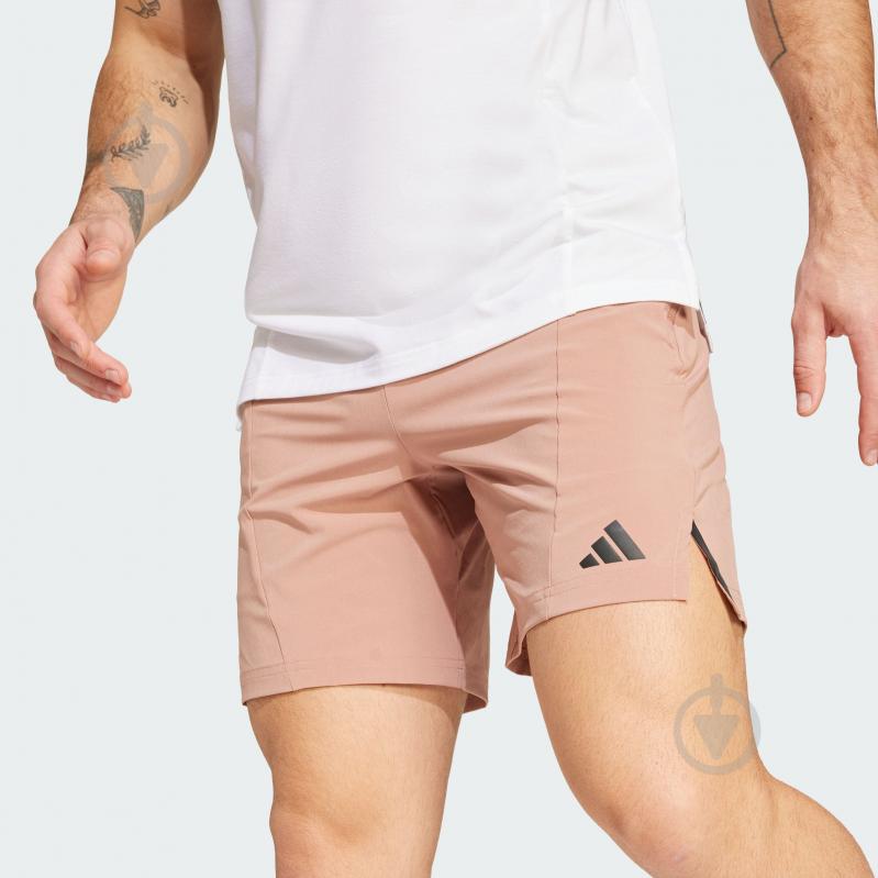 Шорты Adidas D4T SHORT JI8140 р. L коричневый - фото 4 Шорты Adidas D4T SHORT JI8140 р. L коричневый - фото 4