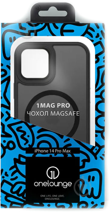 Чохол oneLounge 1Mag Pro MagSafe Black для iPhone 14 Pro Max - фото 7