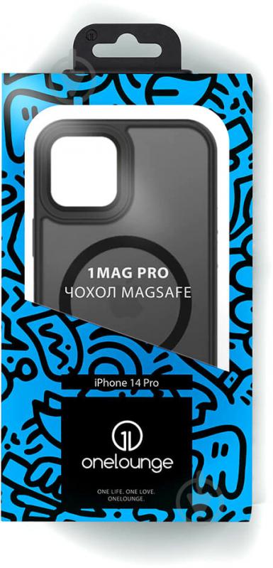 Чохол oneLounge 1Mag Pro MagSafe Black для iPhone 14 Pro - фото 5