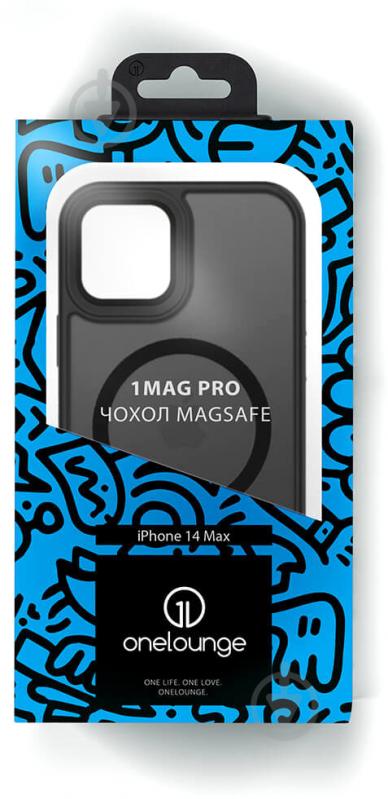 Чохол oneLounge 1Mag Pro MagSafe Black для iPhone 14 Plus - фото 3