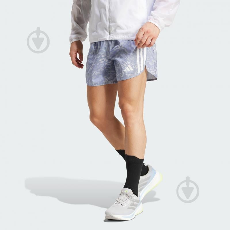 Шорты Adidas OTR E AOP SHO M JD7769 р. L фиолетовый - фото 1