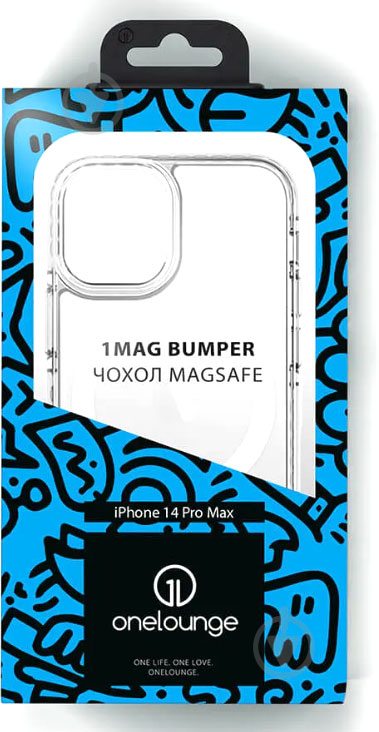 Прозорий чохол oneLounge 1Mag Bumper MagSafe для iPhone 14 Pro Max - фото 8