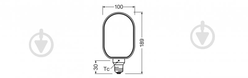 Лампа світлодіодна Ledvance Vintage 1906 Globe 100 Filament O Lamp DIM 4W 1800K Smoke 4 Вт E27 1800 К 220 В прозора - фото 6