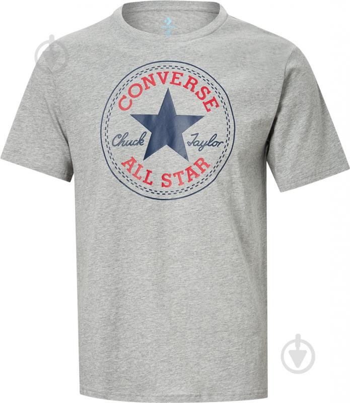 Футболка Converse 10007887-035 р.S серый - фото 1 Футболка Converse 10007887-035 р.S серый - фото 1