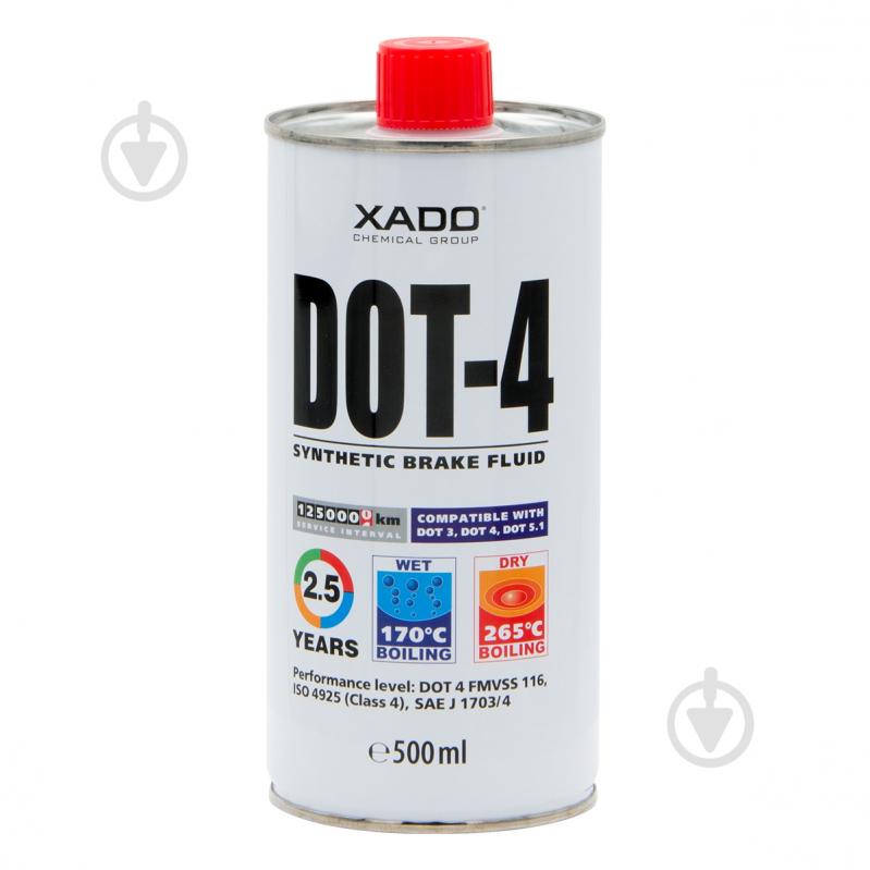 Тормозная жидкость XADO DOT-4 0,5 л - фото 1 Тормозная жидкость XADO DOT-4 0,5 л - фото 1