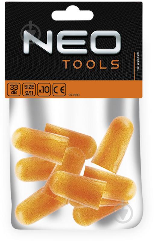 Беруши NEO tools 33DB CE 5 шт 97-550 - фото 4