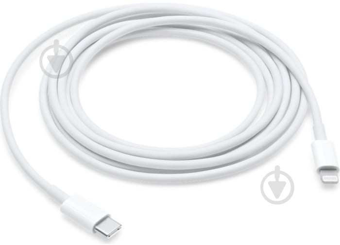 Кабель Apple USB-C to Lightning Cable 2 м белый (MQGH2ZM/A) - фото 1