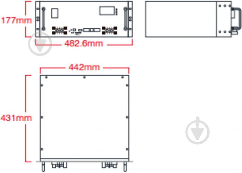 Батарея аккумуляторная MARSRIVA MR-PBLF48-100 - фото 3