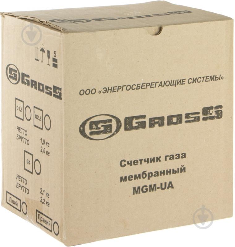 Лічильник газу Gross GAS MGM-UA G 4,0 - фото 3