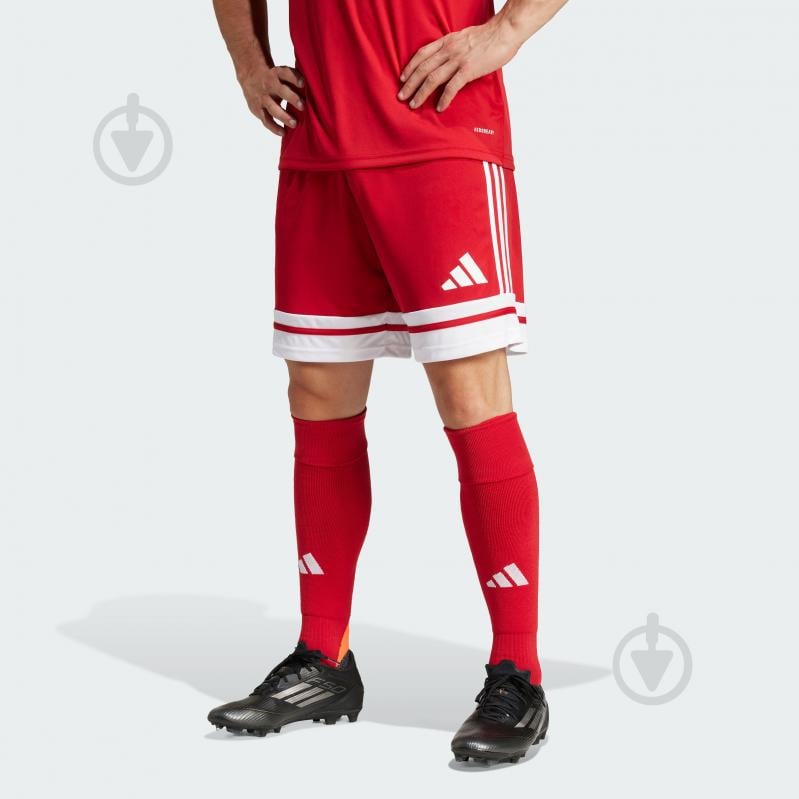 Шорти Adidas SQUA25 SHO M JE7745 р. M червоний - фото 1 Шорти Adidas SQUA25 SHO M JE7745 р. M червоний - фото 1