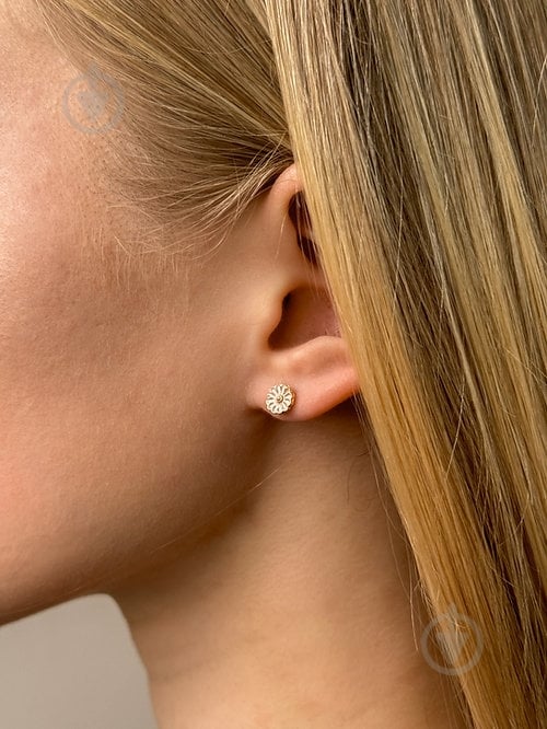 Серьги-пусеты MISO accessory цветы - фото 3