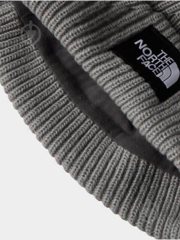 Шапка THE NORTH FACE SALTY LINED BEANIE NF0A8CGZDYX1 р.os сірий - фото 3