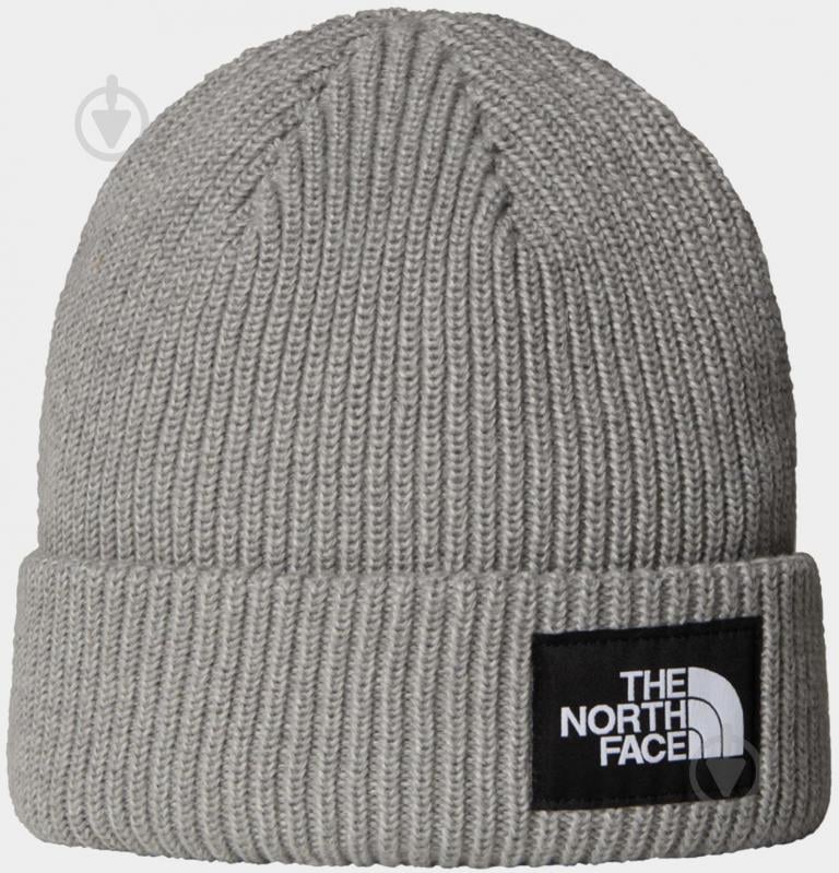 Шапка THE NORTH FACE SALTY LINED BEANIE NF0A8CGZDYX1 р.os сірий - фото 1