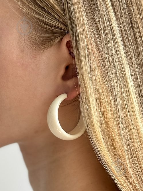 Серьги MISO accessory кольцо широкое - фото 2