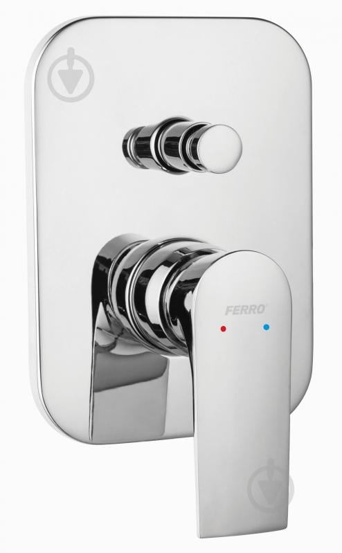 Смеситель для ванны Ferro Algeo Square BAQ7P - фото 1