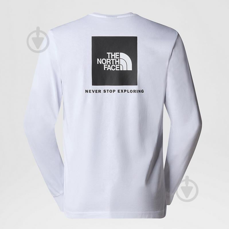 Футболка THE NORTH FACE M L/S BOX NSE TEE NF0A87NNFN41 р.L білий - фото 4 Футболка THE NORTH FACE M L/S BOX NSE TEE NF0A87NNFN41 р.L білий - фото 4
