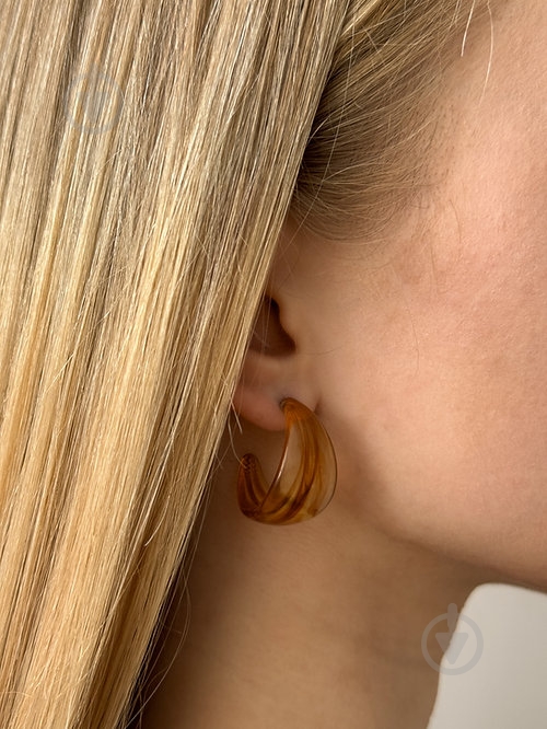 Серьги MISO accessory полукольца - фото 2 Серьги MISO accessory полукольца - фото 2