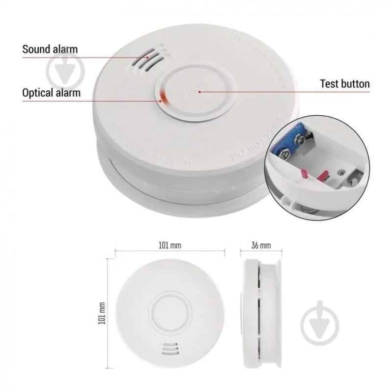 Датчик дыма Emos P56503X - фото 5