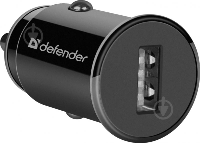 Автомобільний зарядний пристрій Defender UCC-12 1USB 1A + кабель 1 м (83590) - фото 1