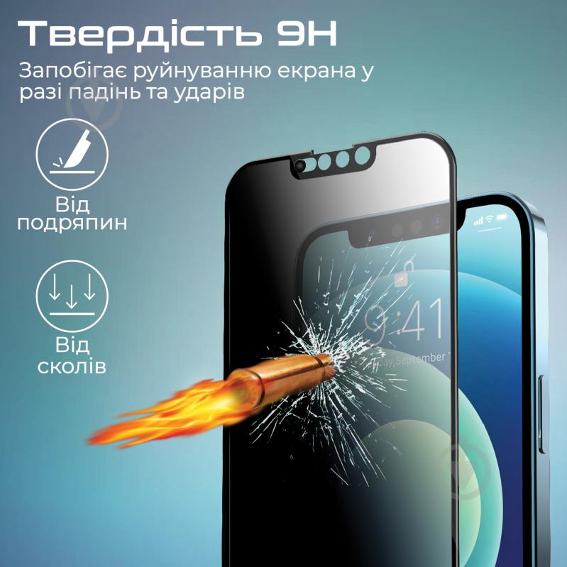 Защитное стекло Promate для iPhone 13 Pro Max (spyshield.13max) - фото 2