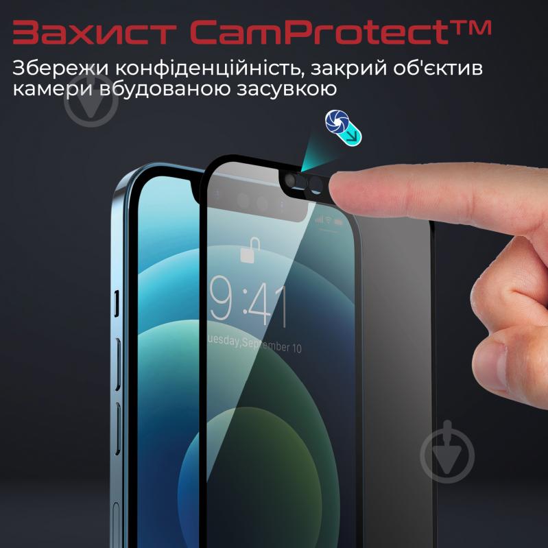 Защитное стекло Promate для iPhone 13 Pro Max (spyshield.13max) - фото 3