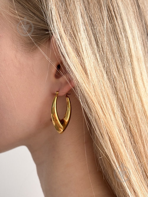 Серьги MISO accessory острые золотые - фото 2 Серьги MISO accessory острые золотые - фото 2
