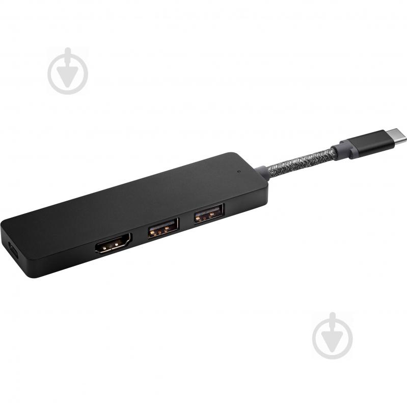 Док-станція HP Elite USB-C Hub black (4WX89AA) - фото 1