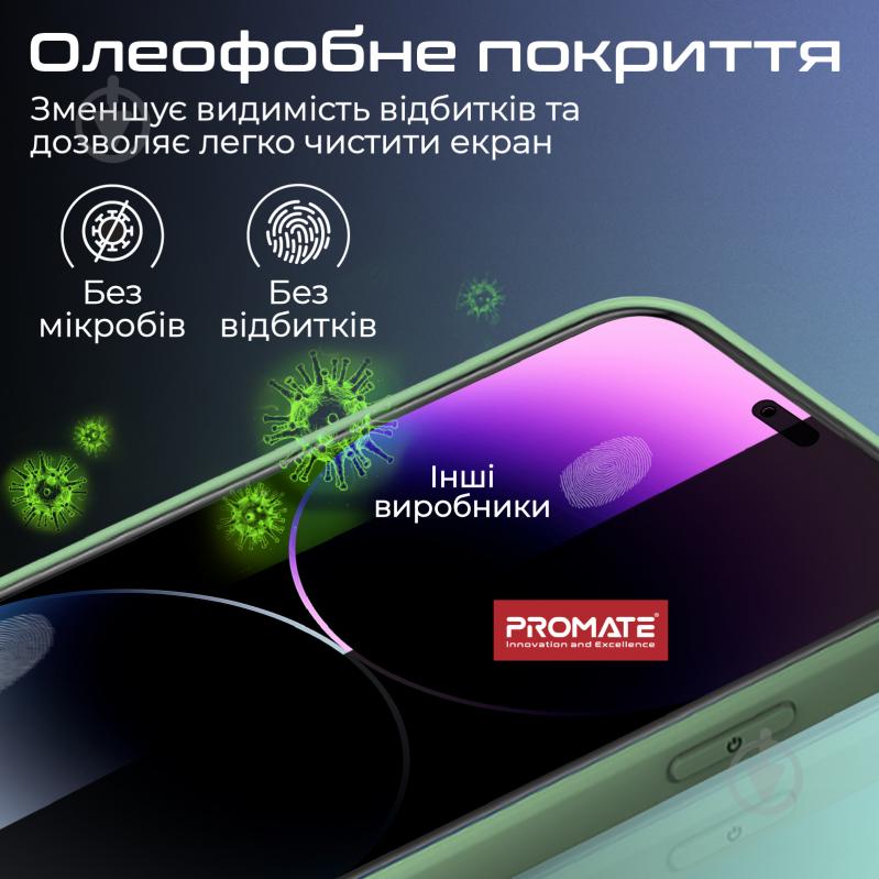 Захисне скло Promate для iPhone 14 Pro Max (aegis-i14.promax) Aegis для Apple iPhone 14 Pro Max - фото 7