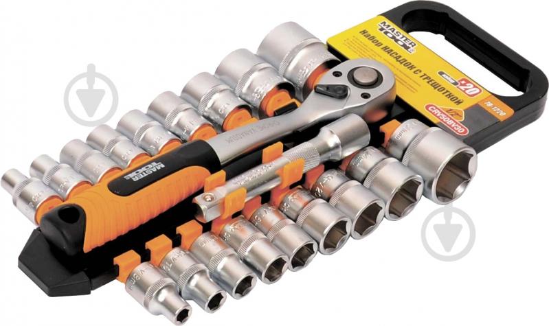 Набор головок 1/2” MASTER TOOL 20 шт. 78-1220 - фото 1