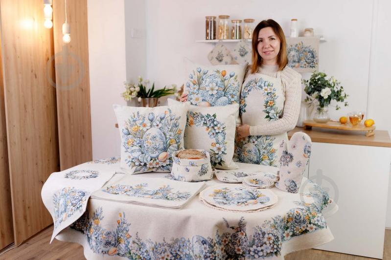 Подушка декоративна Віночок Рrimavera 45x45 см молочний Прованс - фото 9 Подушка декоративна Віночок Рrimavera 45x45 см молочний Прованс - фото 9