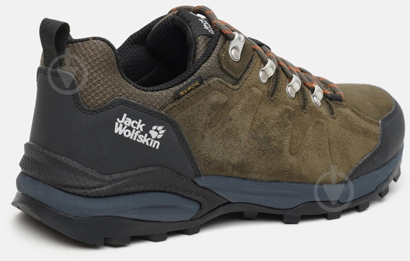 Кроссовки мужские Jack Wolfskin REFUGIO TEXAPORE LOW M 4049851_4287 р.43 зеленые - фото 3