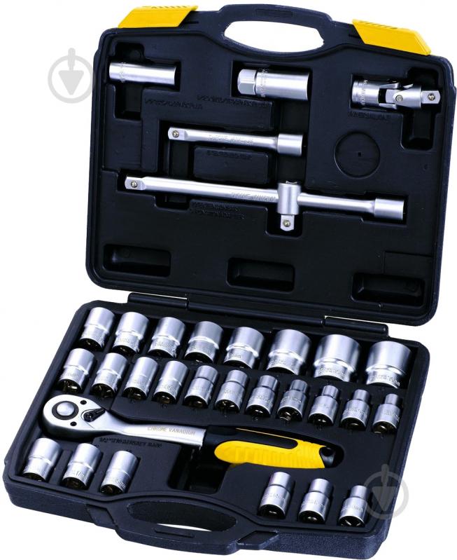 Набор головок 1/2” MASTER TOOL 32 шт. 78-4032 - фото 1