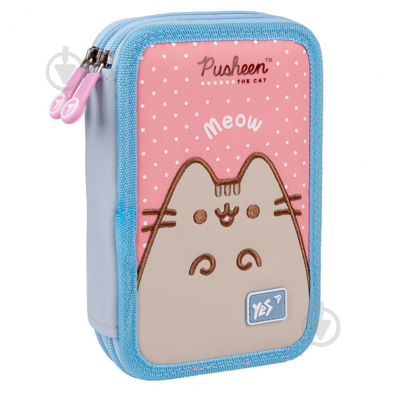 Пенал подвійний Pusheen HP-01 YES рожевий - фото 1